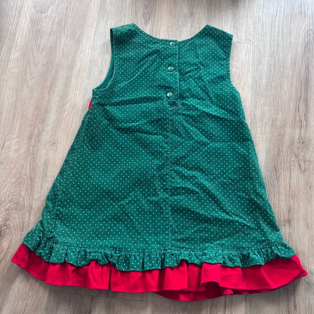 Vintage Corduroy Christmas Dress - Picture 4 of 4